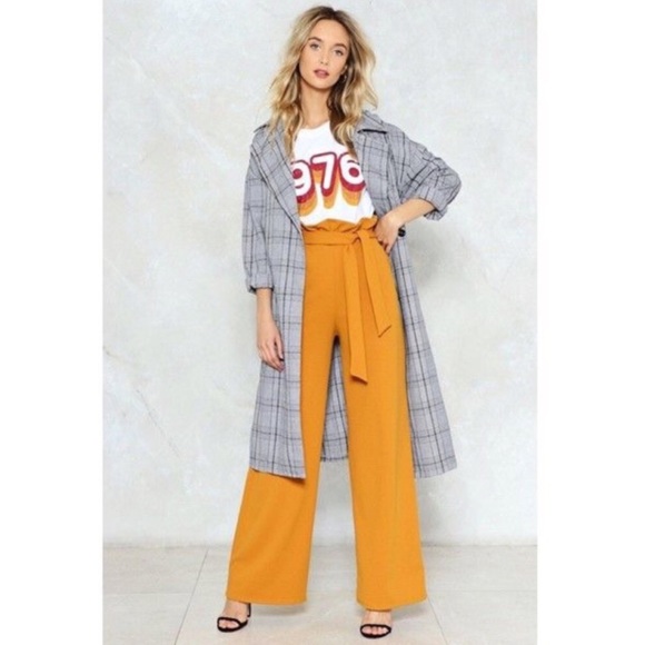 Nasty Gal Pants - Nasty Gal NWT Long Way To Go High Waisted Pants